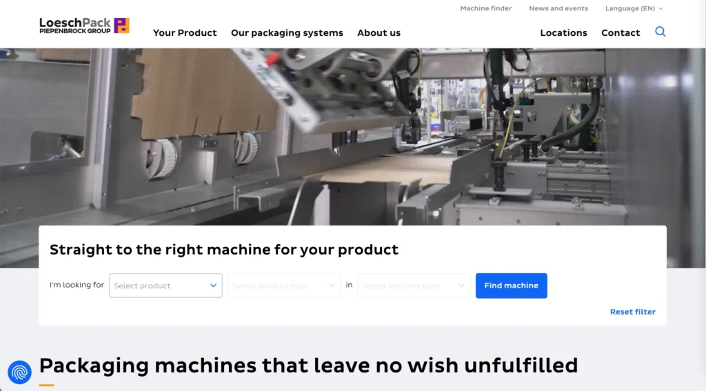 LoeschPack website