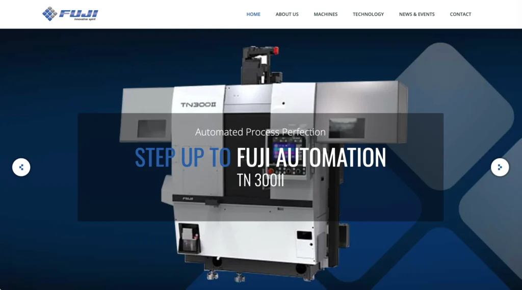 Fuji Machinery website