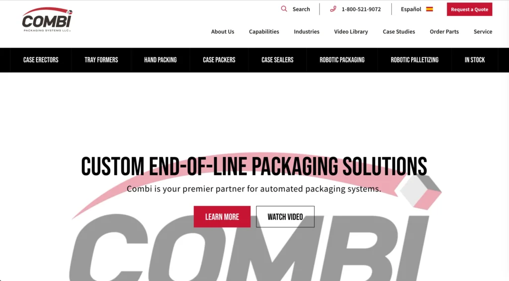 Combi packaging systems website