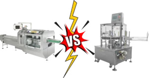 biscuit cartoning machine-horizontal vs vertical